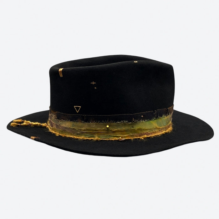 Black Star Fedora Hat - Valeria Andino Hats