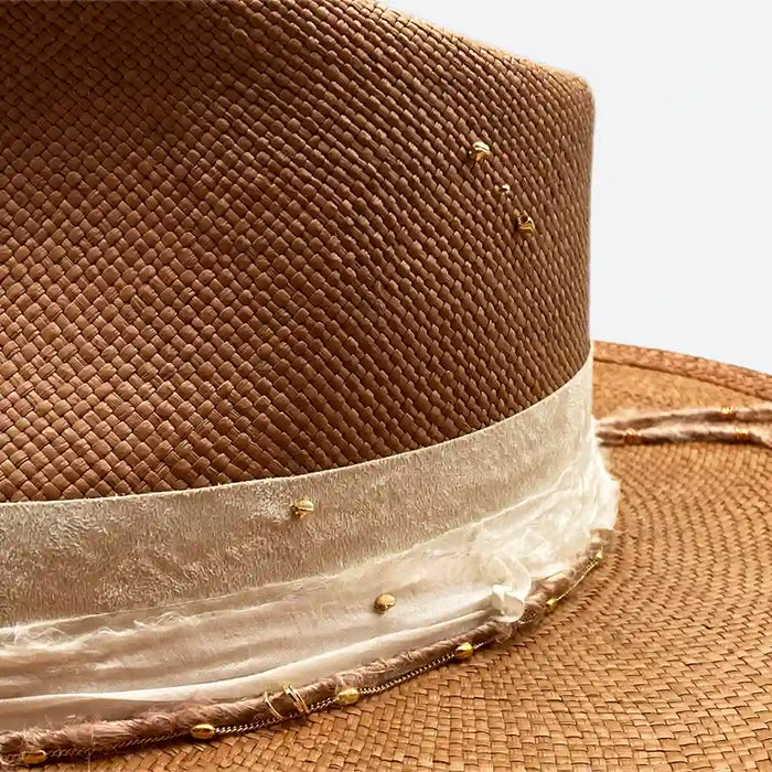 Buzios Fedora Straw Hat - Valeria Andino Hats