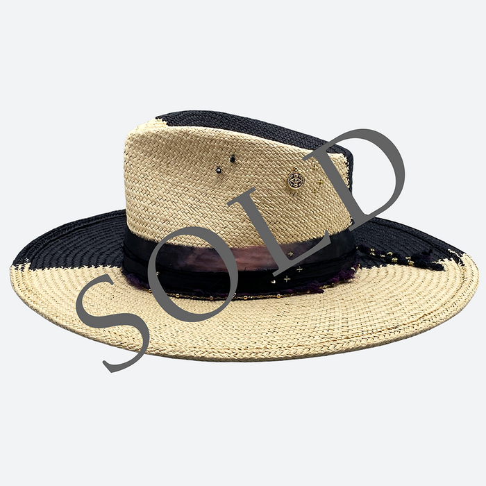 Lighthouse Fedora Straw Hat - Sample Sale