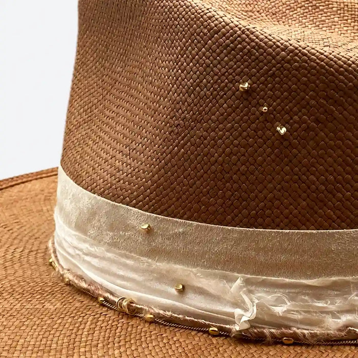 Buzios Fedora Straw Hat - Valeria Andino Hats
