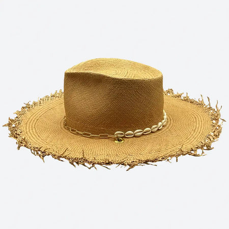 Goddess Fedora Straw Hat - Valeria Andino Hats