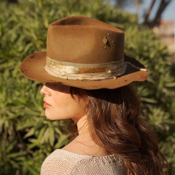 Marigold Fedora Hat - Valeria Andino Hats