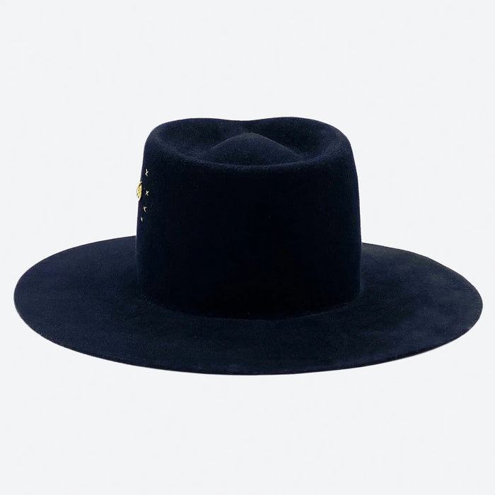 Midnight Sun Fedora Hat - Valeria Andino Hats