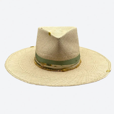 West Palm Straw Fedora Hat - Valeria Andino Hats